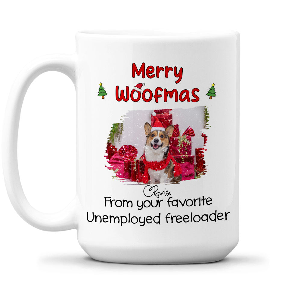 Custom Photo Christmas Birthday Gifts For Dog Dad, Dog Lovers • From You Favorite Photo - Personalized Coffee Mug