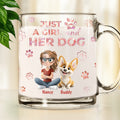 Custom Christmas Birthday Gifts For Dog Mom, Dog Lovers • You Are The Miracle - Personalized 3D Inflated Effect Glass Mug