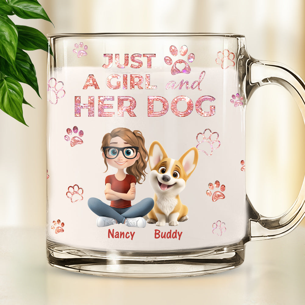 Custom Christmas Birthday Gifts For Dog Mom, Dog Lovers • You Are The Miracle - Personalized 3D Inflated Effect Glass Mug