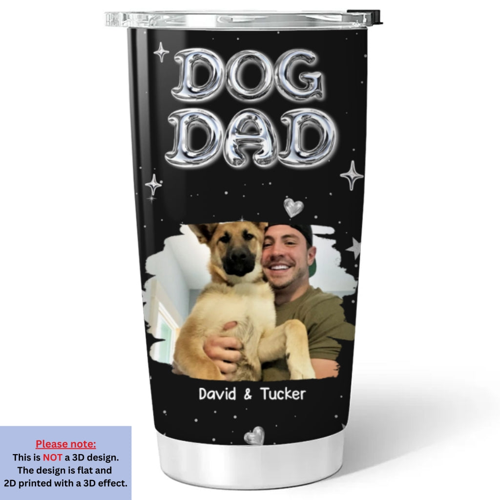 Custom Photo Christmas Birthday Gifts For Dog Mom, Dog Lovers • Let Us Have Party Photo - Personalized 3D Effect Tumbler