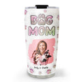 Custom Photo Christmas Birthday Gifts For Dog Mom, Dog Lovers • Dog Mom Lovely Chibi Photo Version 2 - Personalized 3D Inflated Effect Tumbler