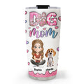 Custom Christmas Birthday Gifts For Dog Mom, Dog Lovers • Sparkle With You - Personalized 3D Inflated Effect Tumbler