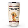 Custom Mother's day Birthday Gifts For Dog Mom, Dog Lovers • Favorite Mom Of Dog - Personalized 3D Effect Tumbler