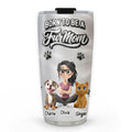 Custom Mother's day Birthday Gifts For Pet Mom, Pet Lovers • No One Is Like You Fur Ver - Personalized 3D Effect Tumbler