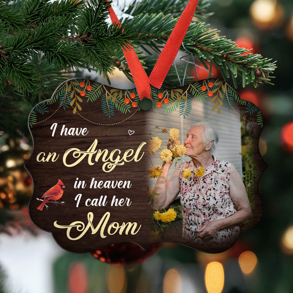 An Angel In Heaven - Personalized Aluminum Ornament