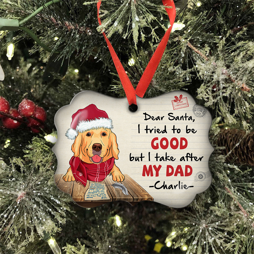 Tried To Be Good - Personalized Aluminum Ornament