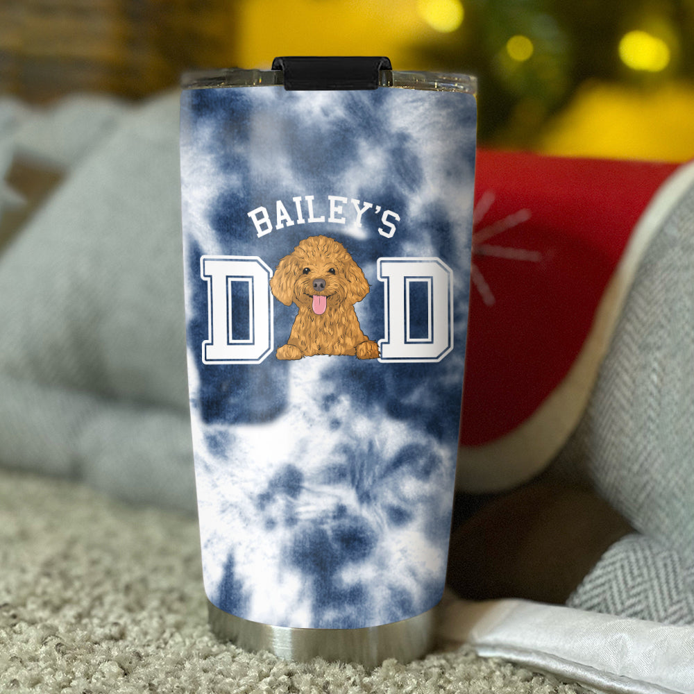 Custom Mother's day Birthday Gifts For Pet Mom, Pet Lovers • Dog Dad/Mom Basic - Personalized Tumbler