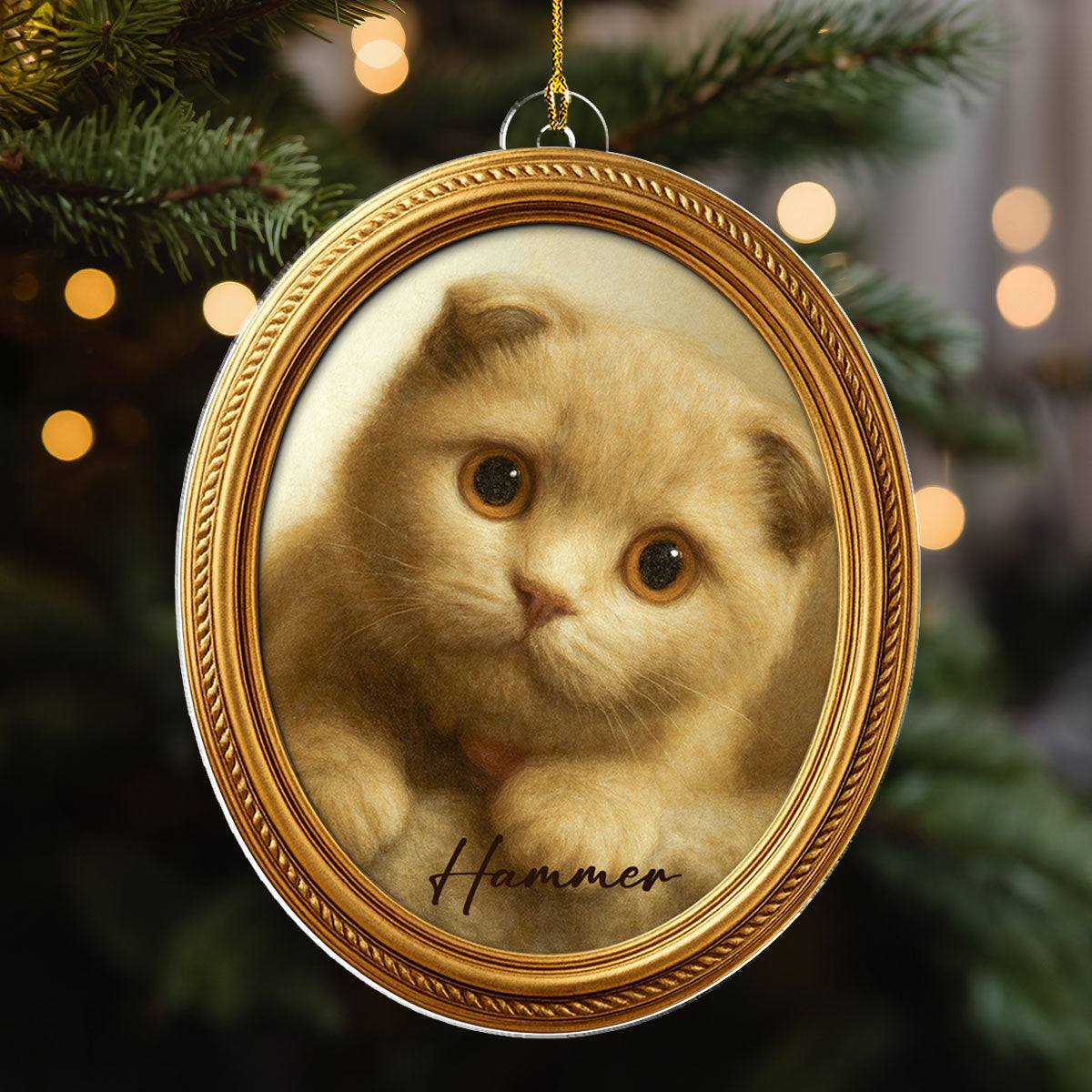 Custom Christmas Memorial Sympathy Gifts For Dogs, Cats • Paws In Heaven - Personalized Acrylic Ornament