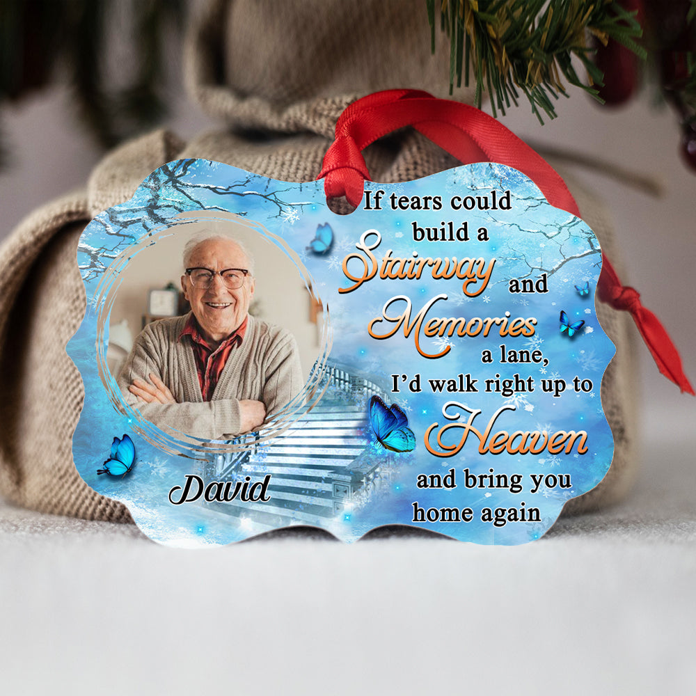 Up To Heaven - Personalized Aluminum Ornament