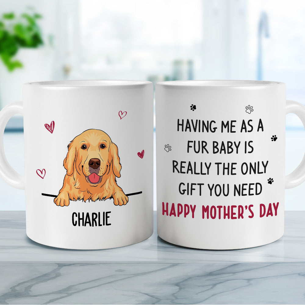 Custom Mother's day Birthday Gifts For Dog Mom, Dog Lovers • Only Gift You Need - Personalized Coffee Mug