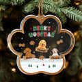 Woofmas Winter - Personalized Acrylic Shaker Ornament