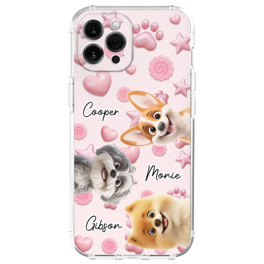 Paw With You - Personalized 3D Inflated Effect Phone Case