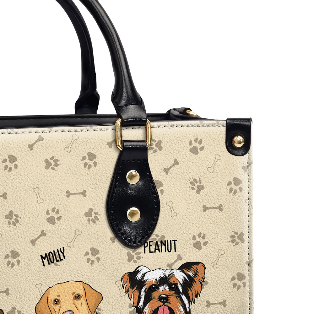 Cool Dog Mom - Personalized Leather Bag