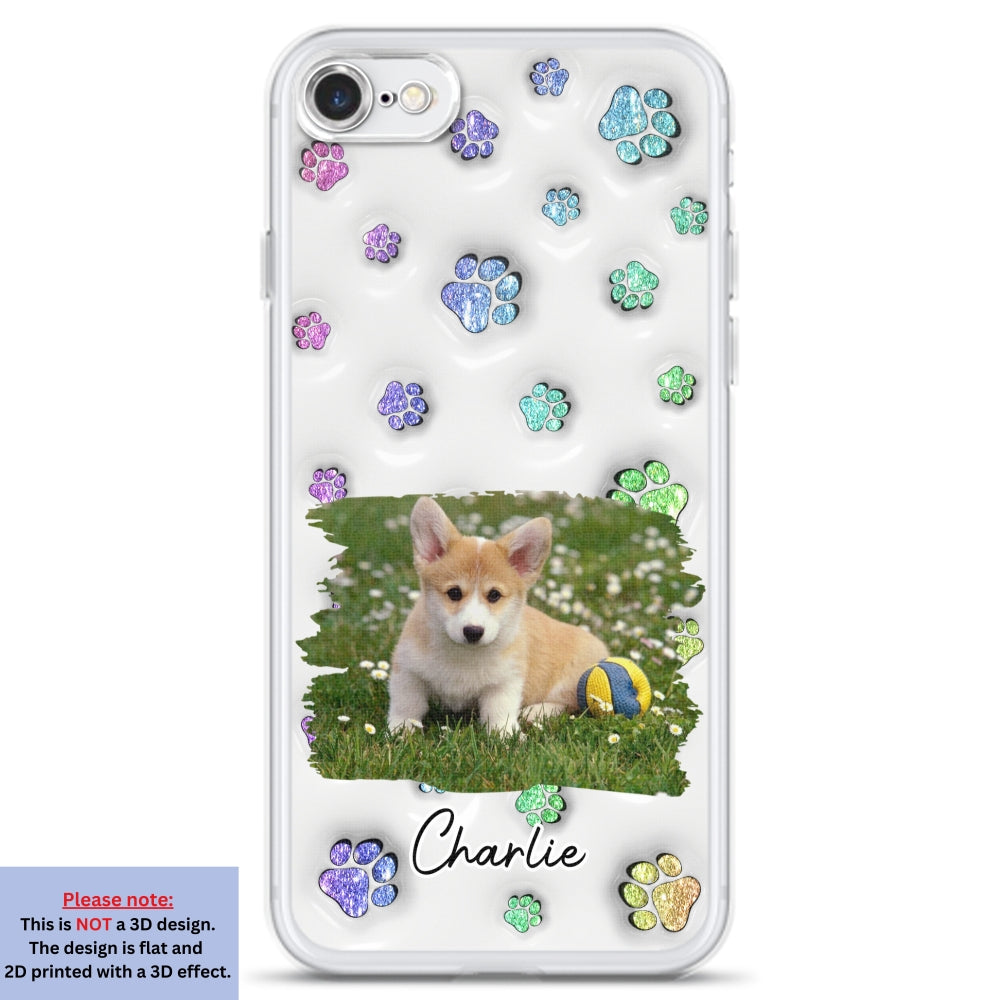 Dog Baby Photo - Personalized 3D Inflated Effect Phone Case