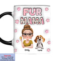 Custom Christmas Birthday Gifts For Pet Mom, Pet Lovers • Cherry On Top Of Us - Personalized 3D Inflated Effect Accent Mug