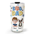Custom Christmas Birthday Gifts For Dog Lovers • Thank You My Dog Mom Dad - Personalized 3D Inflated Effect Tumbler
