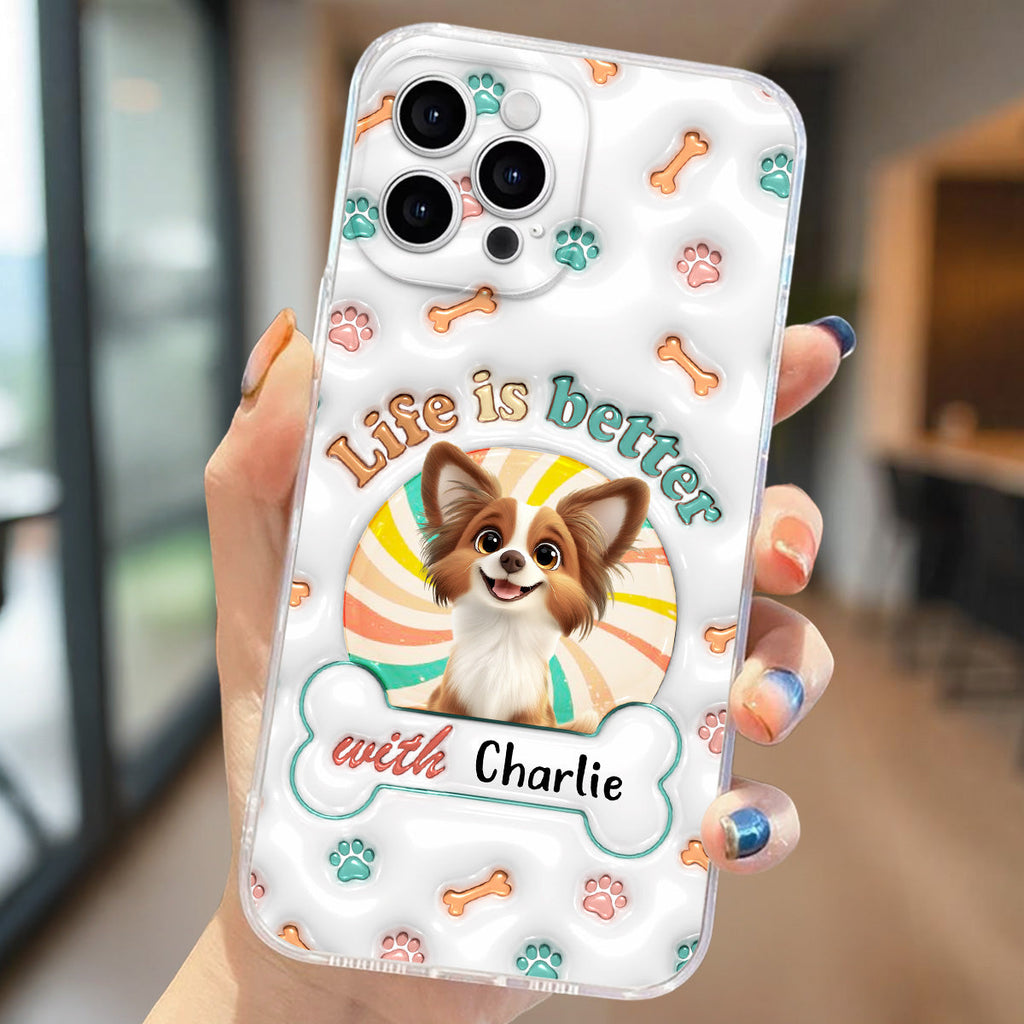 Property Of My Mom - Personalized 3D Inflated Effect Phone Case