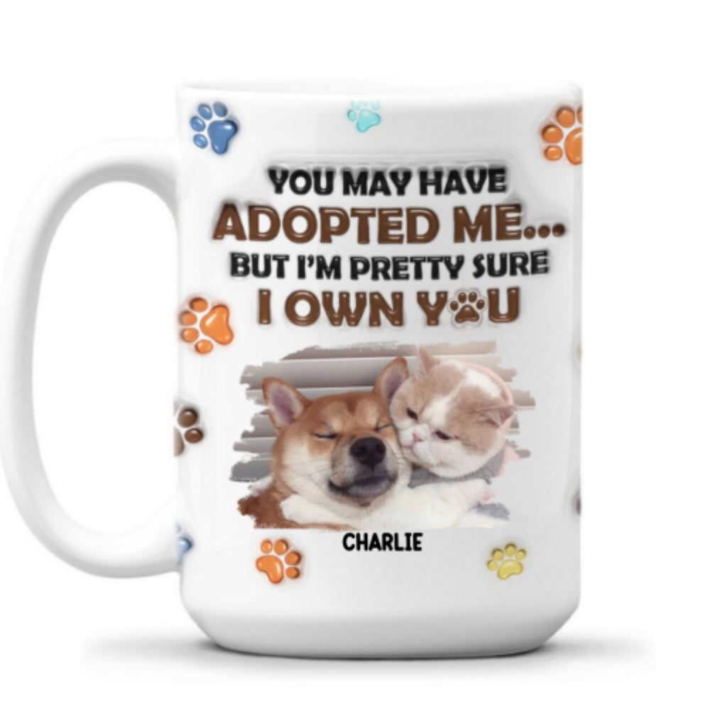 We Sure We Own You Photo Version 2 - Personalized 3D Inflated Effect Mug
