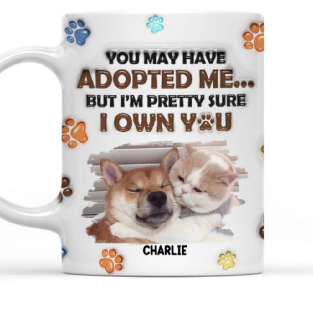 We Sure We Own You Photo Version 2 - Personalized 3D Inflated Effect Mug