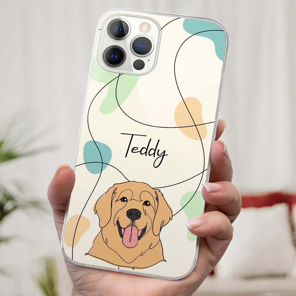 Lovely Dog Line Case - Personalized Phone Case