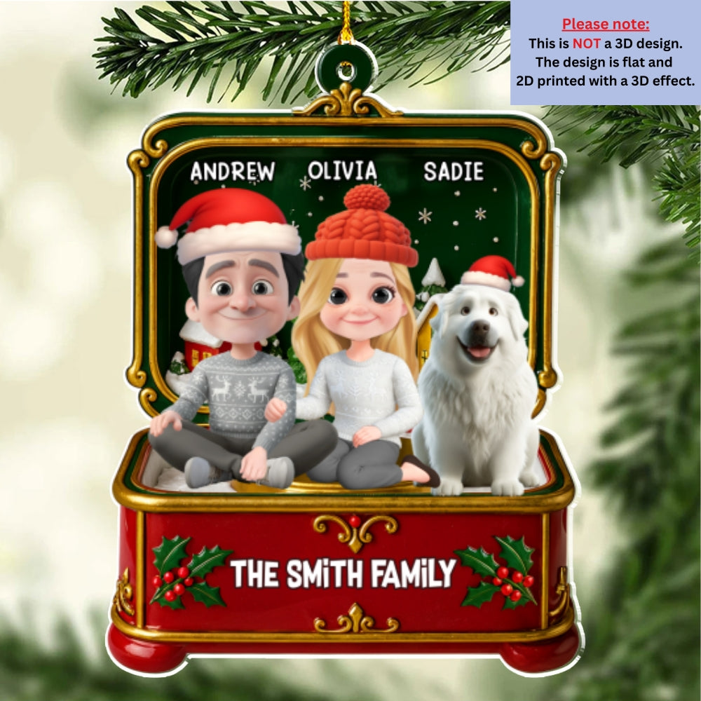 Custom Christmas Decor Home Birthday Gifts For Pet Lovers • Christmas Gift - Personalized Acrylic Ornament
