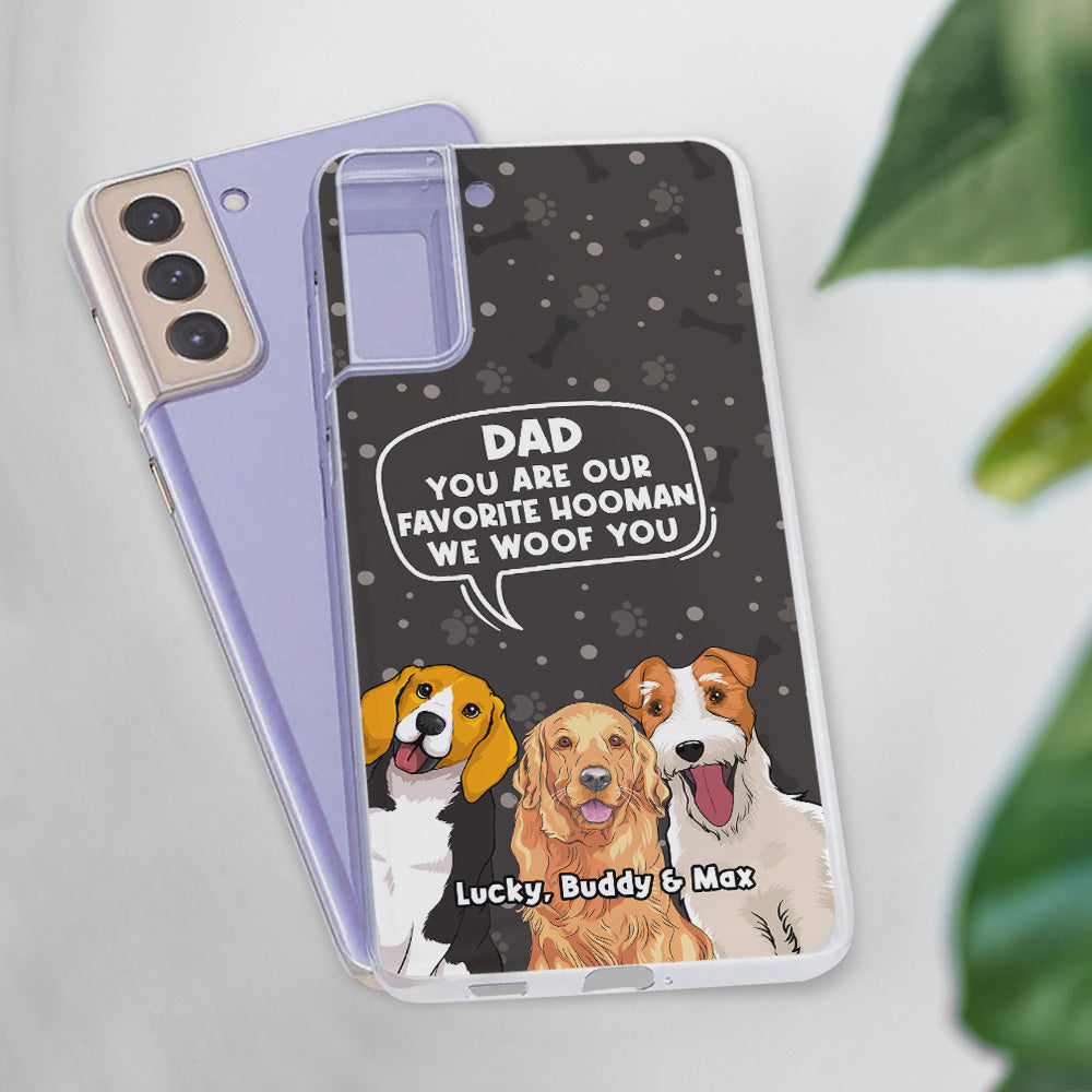 Dog Favorite Human - Personalized Phone Case