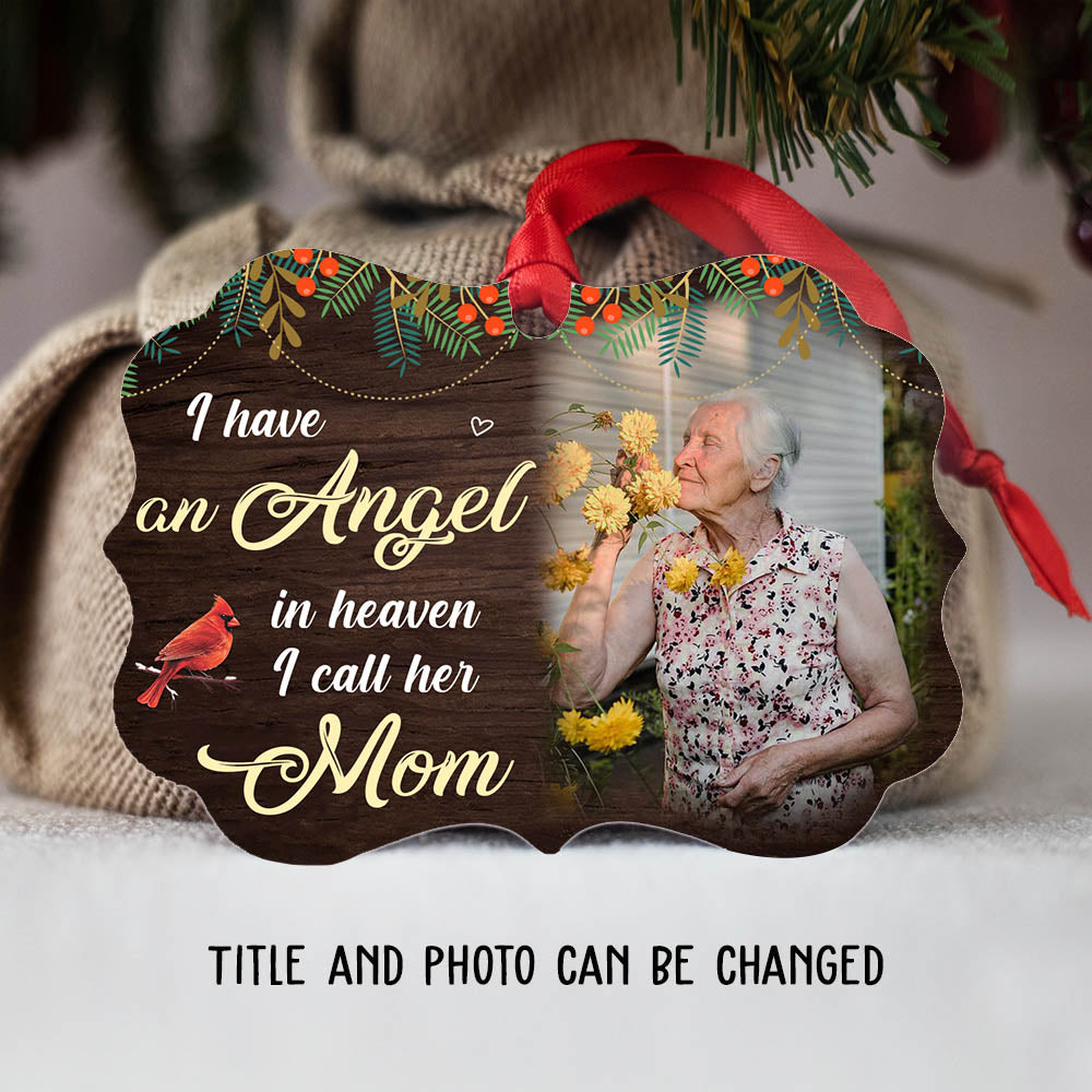 An Angel In Heaven - Personalized Aluminum Ornament