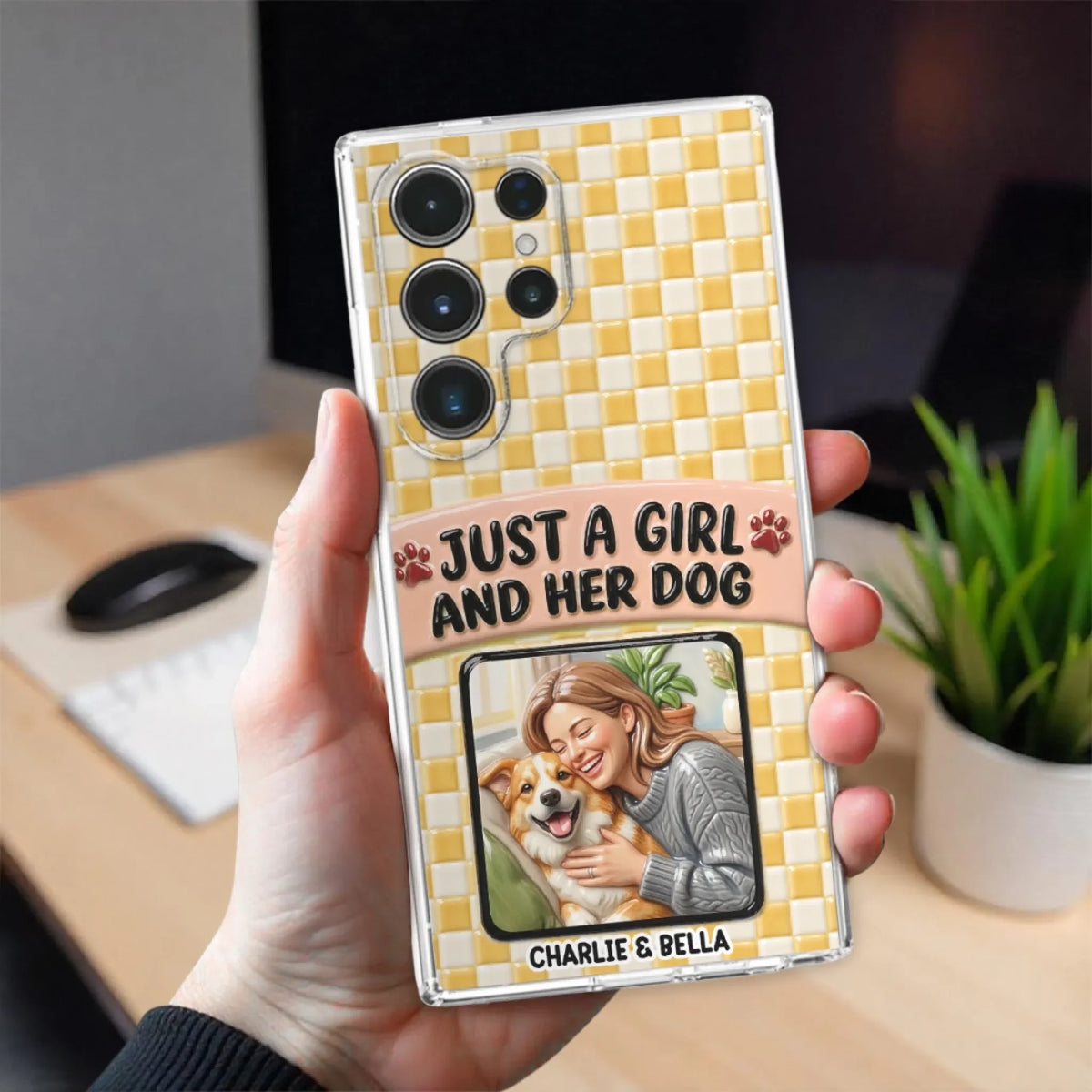 Attached To Each Other - Personalized 3D Effect Phone Case