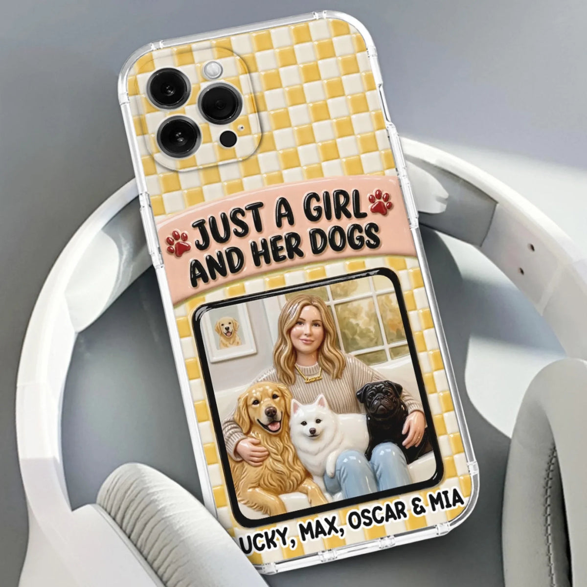 Attached To Each Other - Personalized 3D Effect Phone Case