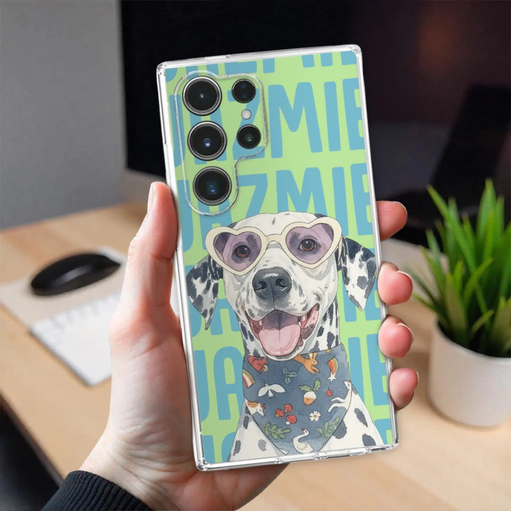 Dog Lover Watercolor - Personalized Phone Case