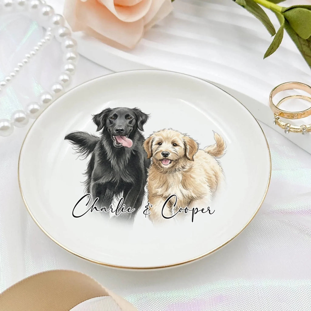 Lovely Dog - Personalized Jewelry Dish