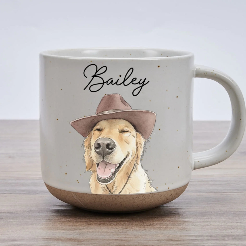 Custom Photo Christmas Birthday Gifts For Dog Mom, Dog Lovers • Charming Dog - Personalized Pottery Mug