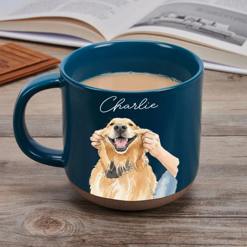 Custom Photo Christmas Birthday Gifts For Dog Mom, Dog Lovers • Charming Dog - Personalized Pottery Mug