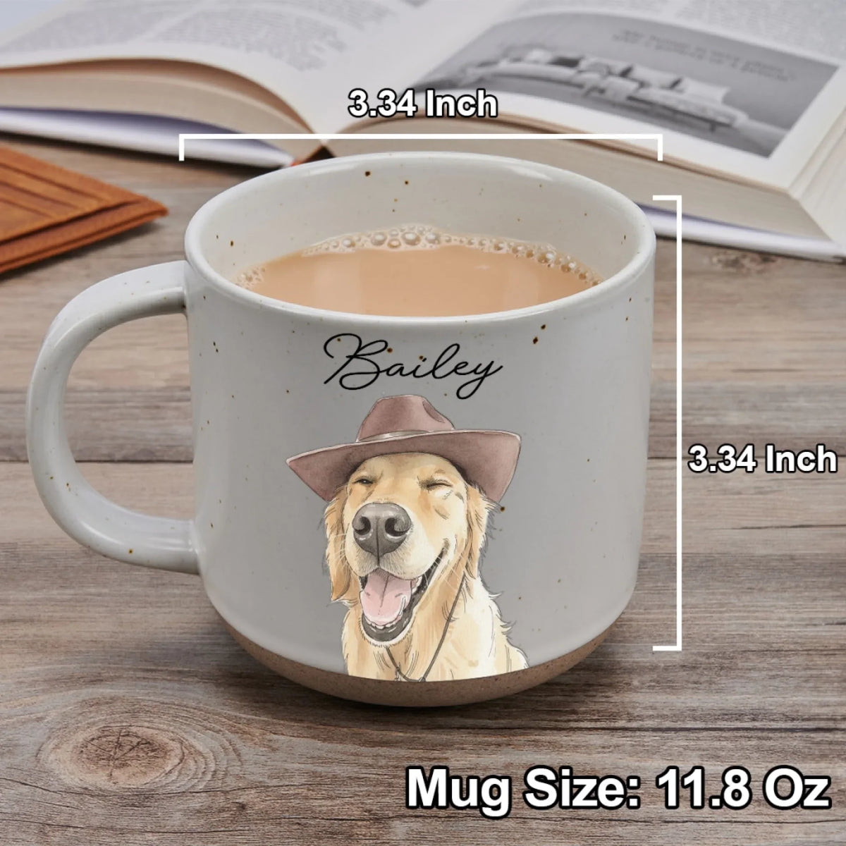 Custom Photo Christmas Birthday Gifts For Dog Mom, Dog Lovers • Charming Dog - Personalized Pottery Mug
