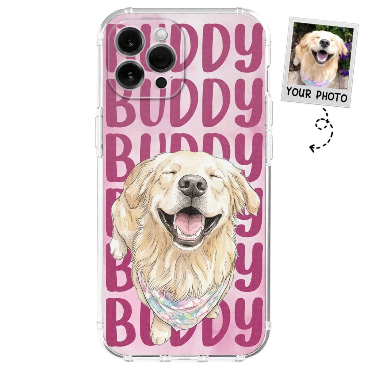 In Watercolor - Personalize Phone Case