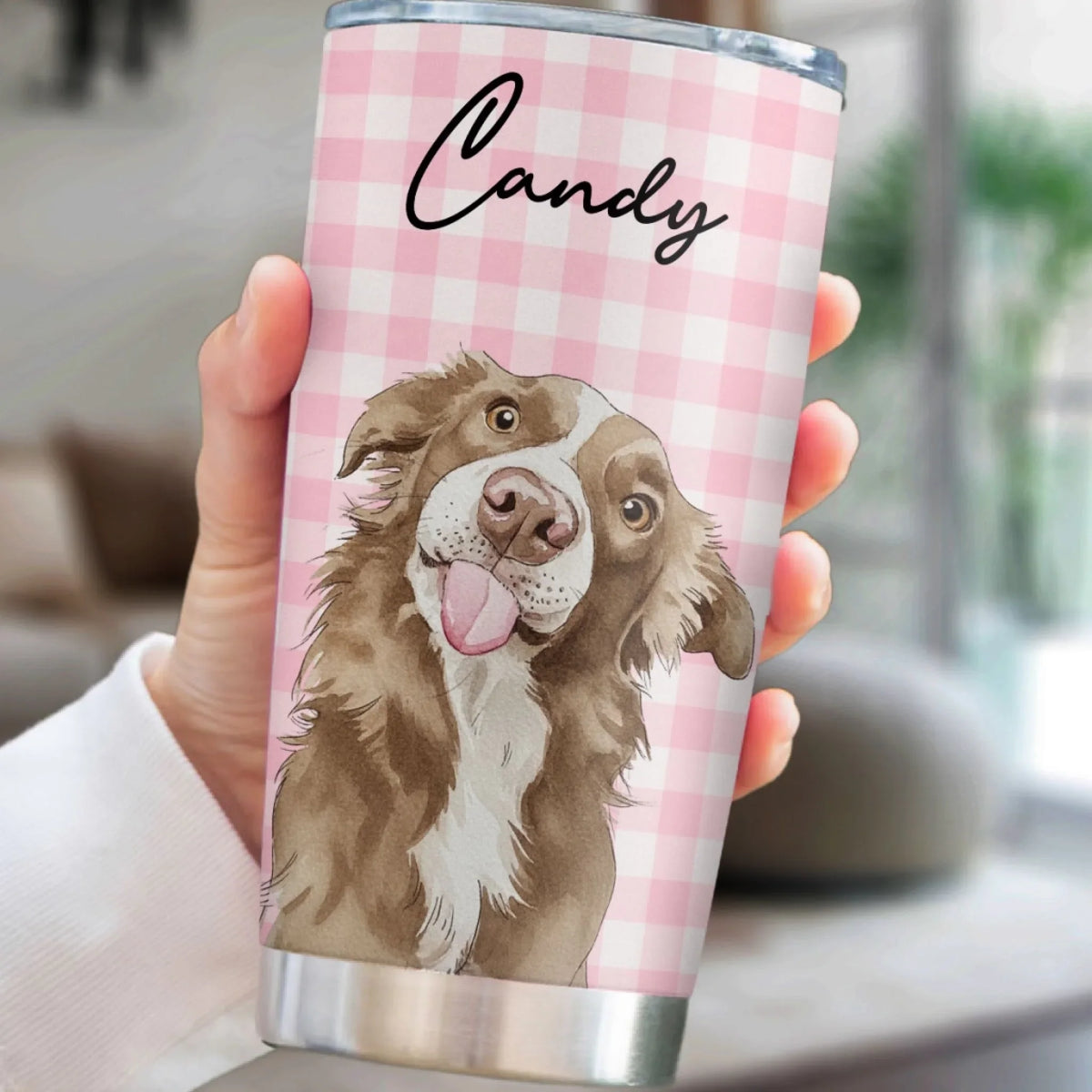Custom Photo Christmas Birthday Gifts For Dog Mom, Dog Lovers • Beachside Barkers - Personalized Tumbler
