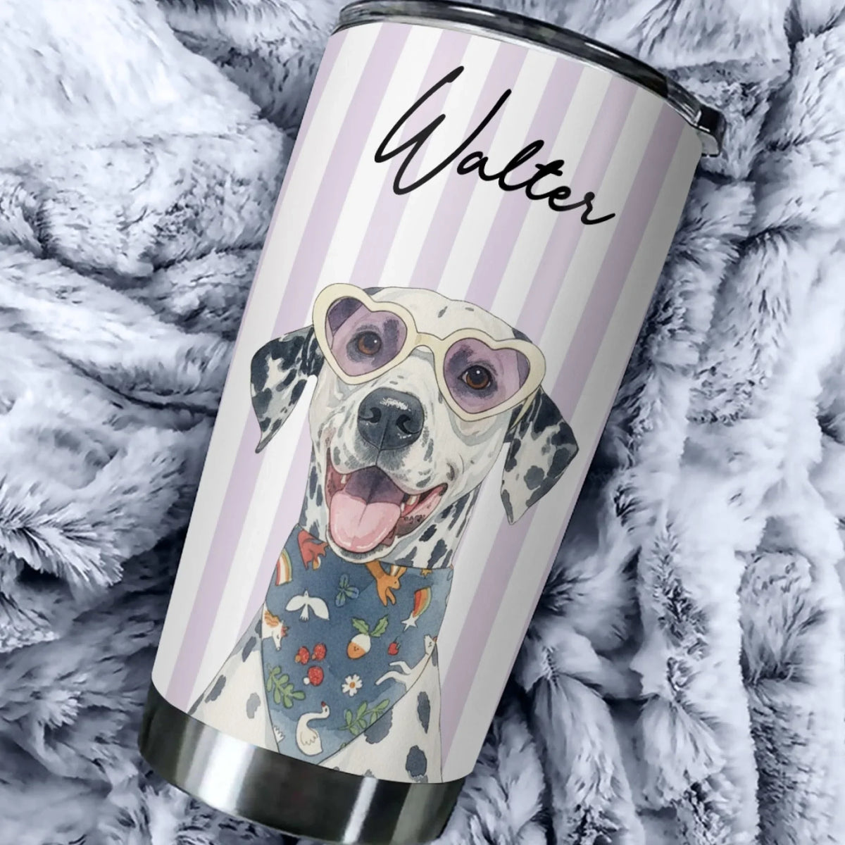 Custom Photo Christmas Birthday Gifts For Dog Mom, Dog Lovers • Beachside Barkers - Personalized Tumbler