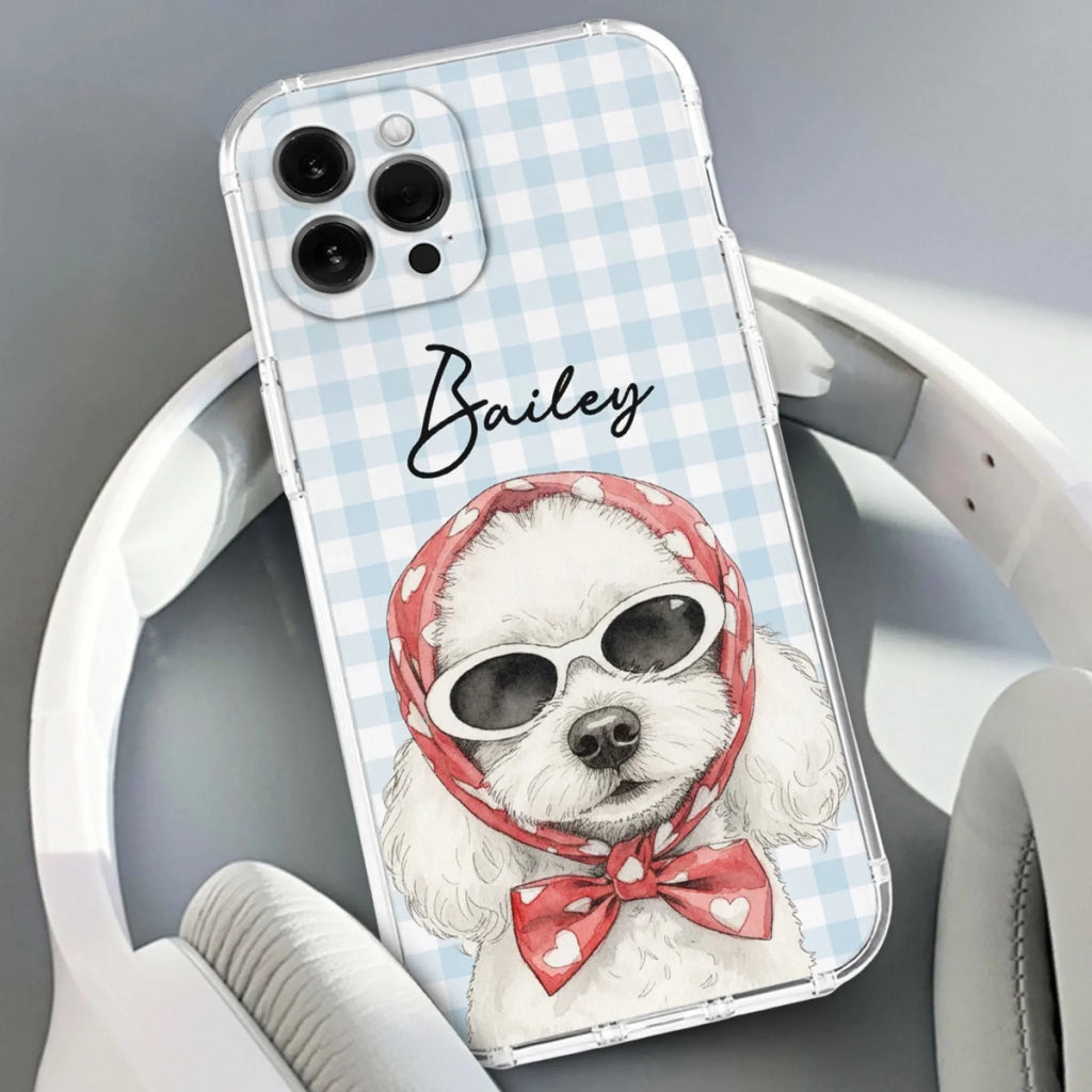 Custom Photo Christmas Birthday Gifts For Dog Moms • Beachside Barkers - Personalized Phone Case