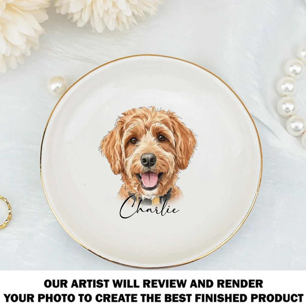 Lovely Dog - Personalized Jewelry Dish
