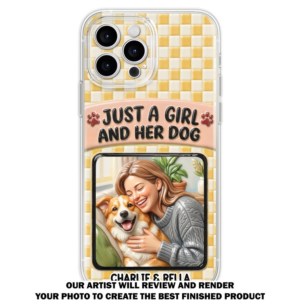Attached To Each Other - Personalized 3D Effect Phone Case