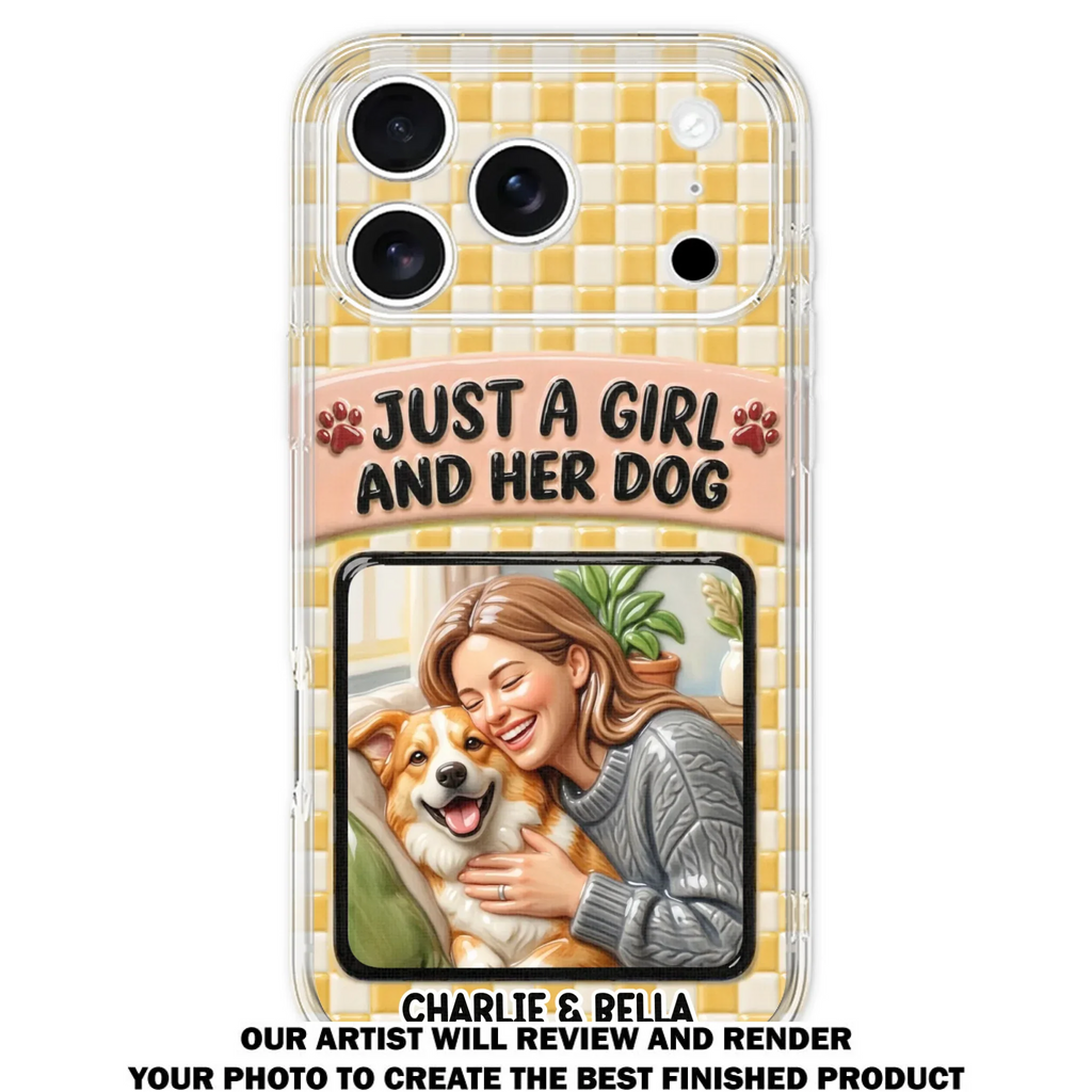 Attached To Each Other - Personalized 3D Effect Phone Case