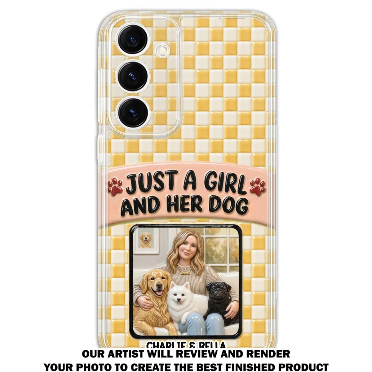Attached To Each Other - Personalized 3D Effect Phone Case