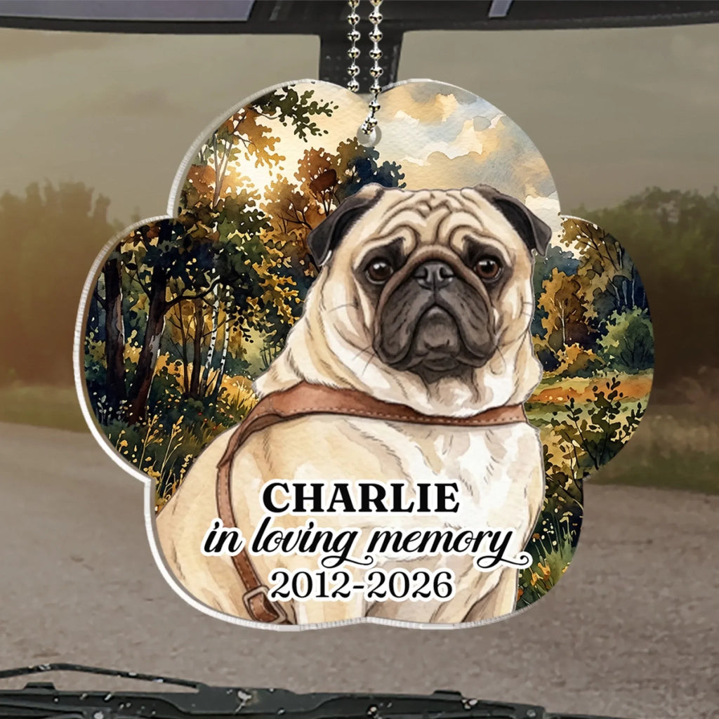 Forever Loved - Personalized Car Ornament