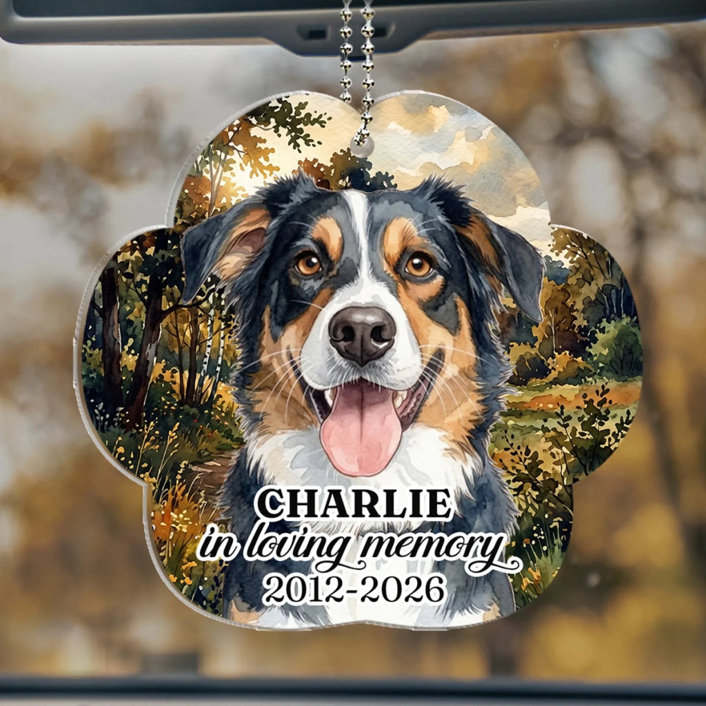 Forever Loved - Personalized Car Ornament