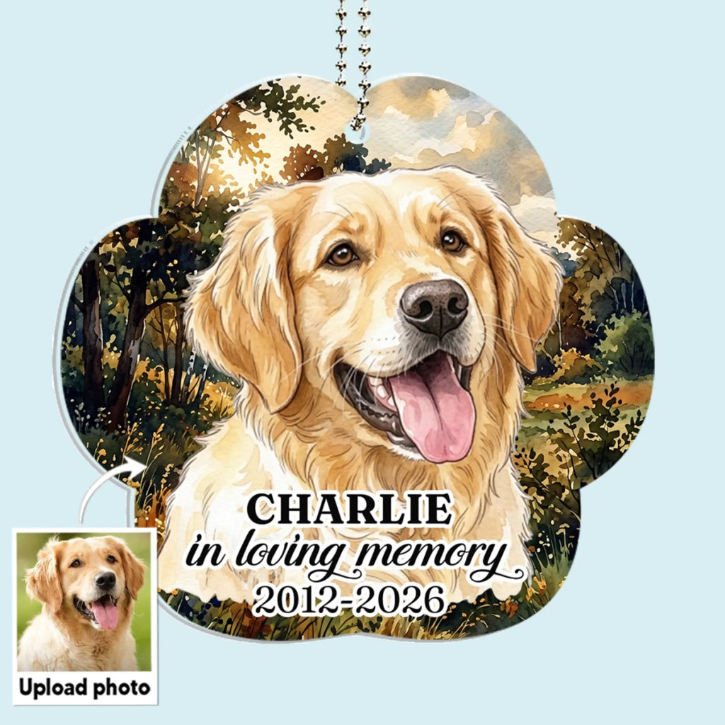 Forever Loved - Personalized Car Ornament
