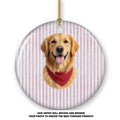 Custom Christmas Decor Home Birthday Gifts For Dog Lovers • Cutie Pet Portrait - Personalized Ceramic Ornament
