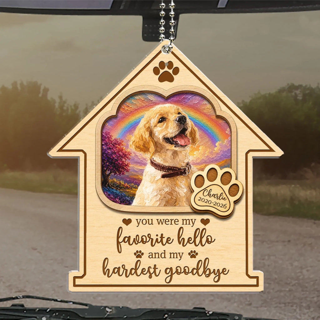 Forever In My Heart - Personalized Car Ornament