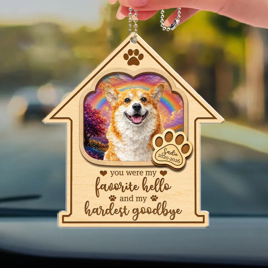 Forever In My Heart - Personalized Car Ornament
