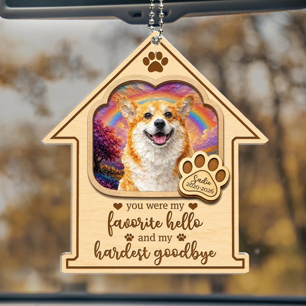 Forever In My Heart - Personalized Car Ornament