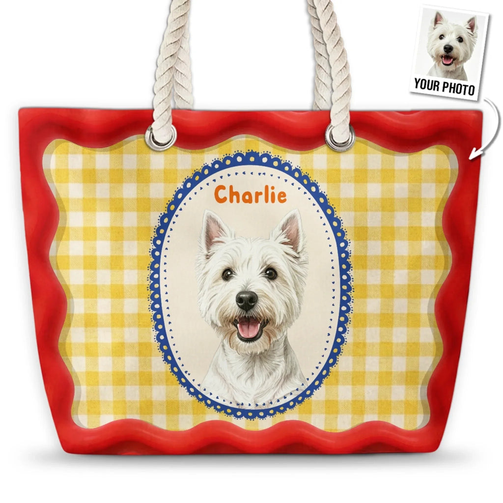 Strike Cutie Dog - Personalized Beach Bag